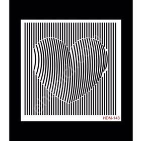 Cadence Home Decor HDM-143 Midi Stencil 25x25 cm Boyama Şablonu