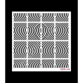 Cadence Home Decor HDM-144 Midi Stencil 25x25 cm Boyama Şablonu