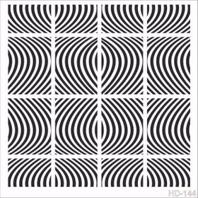 Cadence Home Decor HDM-144 Midi Stencil 25x25 cm Boyama Şablonu