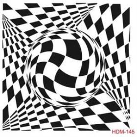 Cadence Home Decor HDM-145 Midi Stencil 25x25 cm Boyama Şablonu
