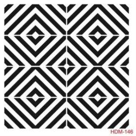 Cadence Home Decor HDM-146 Midi Stencil 25x25 cm Boyama Şablonu