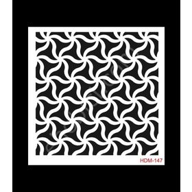 Cadence Home Decor HDM-147 Midi Stencil 25x25 cm Boyama Şablonu
