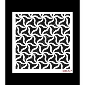 Cadence Home Decor HDM-147 Midi Stencil 25x25 cm Boyama Şablonu
