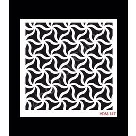 Cadence Home Decor HDM-147 Midi Stencil 25x25 cm Boyama Şablonu