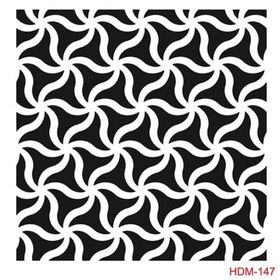 Cadence Home Decor HDM-147 Midi Stencil 25x25 cm Boyama Şablonu