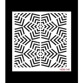 Cadence Home Decor HDM-148 Midi Stencil 25x25 cm Boyama Şablonu