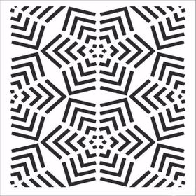 Cadence Home Decor HDM-148 Midi Stencil 25x25 cm Boyama Şablonu
