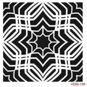 Cadence Home Decor HDM-149 Midi Stencil 25x25 cm Boyama Şablonu