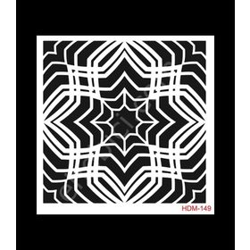 Cadence Home Decor HDM-149 Midi Stencil 25x25 cm Boyama Şablonu