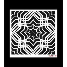Cadence Home Decor HDM-149 Midi Stencil 25x25 cm Boyama Şablonu