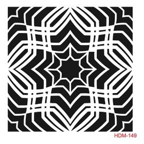 Cadence Home Decor HDM-149 Midi Stencil 25x25 cm Boyama Şablonu