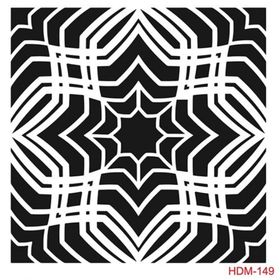 Cadence Home Decor HDM-149 Midi Stencil 25x25 cm Boyama Şablonu