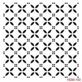 Cadence Home Decor HDM-150 Midi Stencil 25x25 cm Boyama Şablonu