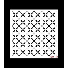 Cadence Home Decor HDM-150 Midi Stencil 25x25 cm Boyama Şablonu