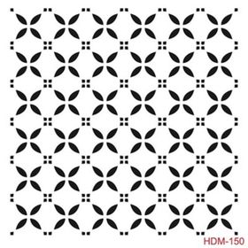 Cadence Home Decor HDM-150 Midi Stencil 25x25 cm Boyama Şablonu