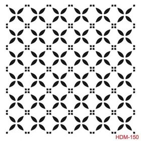 Cadence Home Decor HDM-150 Midi Stencil 25x25 cm Boyama Şablonu