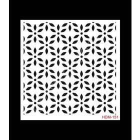 Cadence Home Decor HDM-151 Midi Stencil 25x25 cm Boyama Şablonu