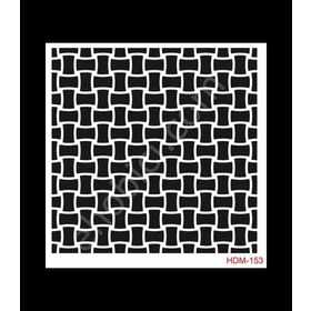 Cadence Home Decor HDM-153 Midi Stencil 25x25 cm Boyama Şablonu