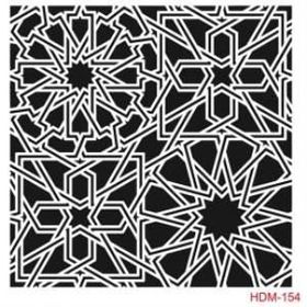 Cadence Home Decor HDM-154 Midi Stencil 25x25 cm Boyama Şablonu