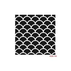 Cadence Home Decor HDM-155 Midi Stencil 25x25 cm Boyama Şablonu
