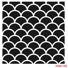 Cadence Home Decor HDM-155 Midi Stencil 25x25 cm Boyama Şablonu