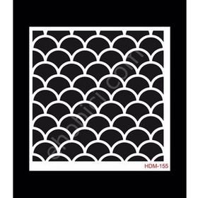 Cadence Home Decor HDM-155 Midi Stencil 25x25 cm Boyama Şablonu