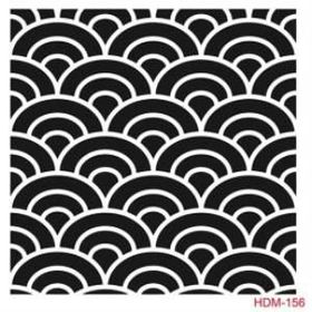 Cadence Home Decor HDM-156 Midi Stencil 25x25 cm Boyama Şablonu