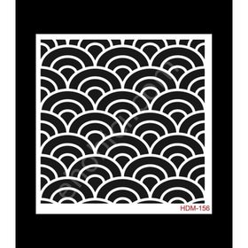 Cadence Home Decor HDM-156 Midi Stencil 25x25 cm Boyama Şablonu