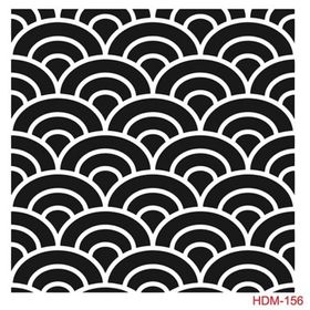 Cadence Home Decor HDM-156 Midi Stencil 25x25 cm Boyama Şablonu