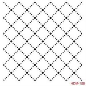 Cadence Home Decor HDM-158 Midi Stencil 25x25 cm Boyama Şablonu
