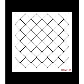 Cadence Home Decor HDM-158 Midi Stencil 25x25 cm Boyama Şablonu