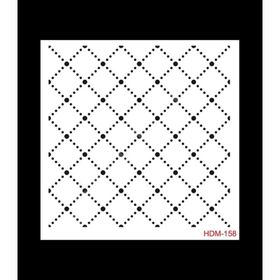 Cadence Home Decor HDM-158 Midi Stencil 25x25 cm Boyama Şablonu