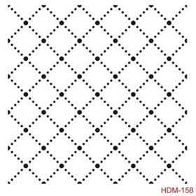 Cadence Home Decor HDM-158 Midi Stencil 25x25 cm Boyama Şablonu