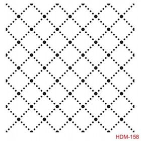 Cadence Home Decor HDM-158 Midi Stencil 25x25 cm Boyama Şablonu