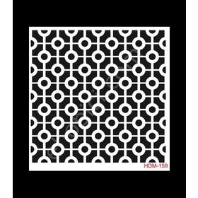 Cadence Home Decor HDM-159 Midi Stencil 25x25 cm Boyama Şablonu