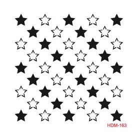 Cadence Home Decor HDM-163 Midi Stencil 25x25 cm Boyama Şablonu