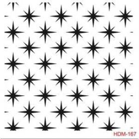 Cadence Home Decor HDM-167 Midi Stencil 25x25 cm Boyama Şablonu
