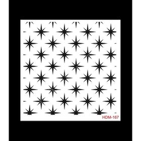 Cadence Home Decor HDM-167 Midi Stencil 25x25 cm Boyama Şablonu