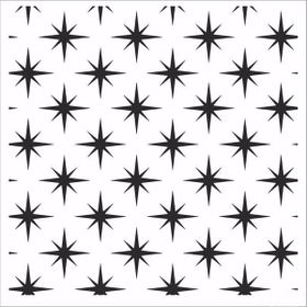 Cadence Home Decor HDM-167 Midi Stencil 25x25 cm Boyama Şablonu