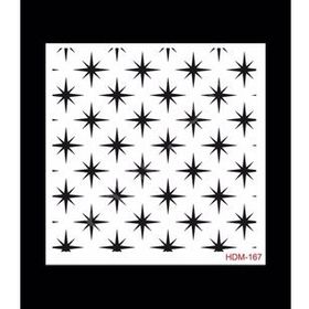 Cadence Home Decor HDM-167 Midi Stencil 25x25 cm Boyama Şablonu