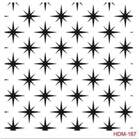 Cadence Home Decor HDM-167 Midi Stencil 25x25 cm Boyama Şablonu