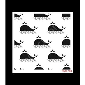 Cadence Home Decor HDM-168 Midi Stencil 25x25 cm Boyama Şablonu