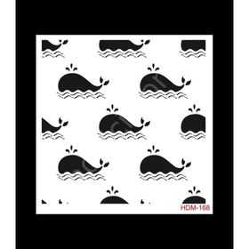 Cadence Home Decor HDM-168 Midi Stencil 25x25 cm Boyama Şablonu