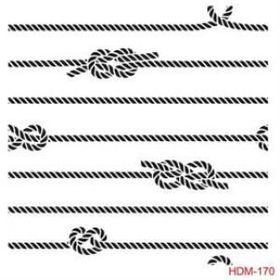 Cadence Home Decor HDM-170 Midi Stencil 25x25 cm Boyama Şablonu