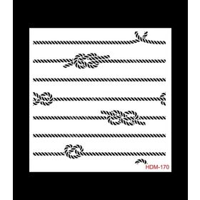Cadence Home Decor HDM-170 Midi Stencil 25x25 cm Boyama Şablonu