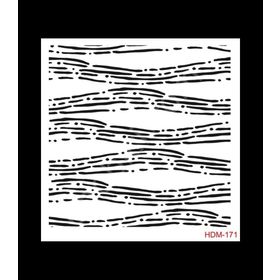 Cadence Home Decor HDM-171 Midi Stencil 25x25 cm Boyama Şablonu
