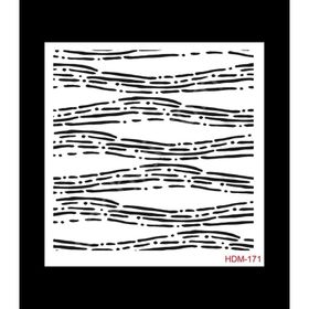 Cadence Home Decor HDM-171 Midi Stencil 25x25 cm Boyama Şablonu