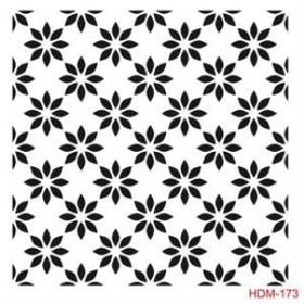 Cadence Home Decor HDM-173 Midi Stencil 25x25 cm Boyama Şablonu