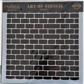 Cadence Home Decor HDM-175 Midi Stencil 25x25 cm Boyama Şablonu
