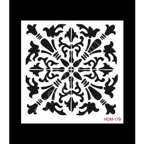 Cadence Home Decor HDM-179 Midi Stencil 25x25 cm Boyama Şablonu